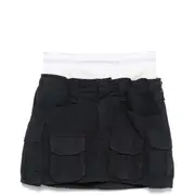 [Alexander Wang] Pre-Styled Cargo Skirt With Logo Elastic