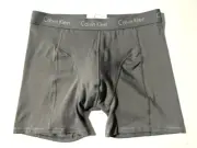 New CALVIN KLEIN Men Grey Cotton Stretch Boxer Brief Underwear sz L #P1805 #102