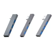 USB Hub 3 Ports Aluminum Alloy USB Hub 2.0 Extended Type C/USB PD Splitter