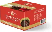 The Pudding People Traditional Christmas Plum Pudding Box, 125 G (Single Serve)