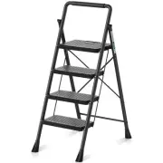 RIKADE Step Ladder Iron Material Easy to Carry with Handle Lightweight Fold 8