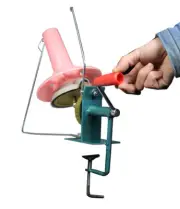 Jumbo Hand Operated Yarn Metal Winder Fiber Wool String Thread Skein Ball Machin