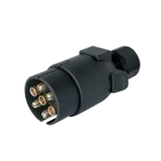 Narva 12V 30A 7 Pin Large Round Plastic Trailer Plug