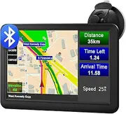 Bluetooth GPS Navigation for Cars Australia 7 inch Car Sat Nav for Trucks Lorry Maps Updates POI Postcode Speed Camera Alerts