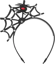 FOMIYES 4pcs Halloween Spider Costume Girls Hair Band Party Headband Web Headwear Halloween Accessory
