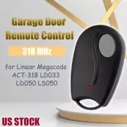 for 318MHZ Linear MegaCode MCT-3 DNT00089 ACT-31B Garage Door Remote Control