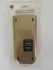Gold Colored Protective Calculator Case Fits TI-84 Plus & Silver and TI-89