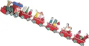 1 Set Wooden Christmas Train Wood Christmas Train Toys Home Decor Festival Christmas Ornaments