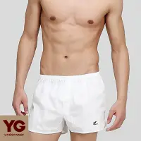 在飛比找Yahoo奇摩購物中心優惠-【YG】純棉針織平口褲-白