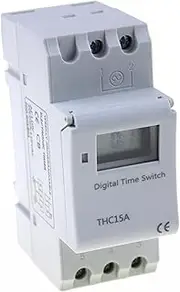 HAODEE THC15A zb18B Timer switchElectronic Weekly 7Days Programmable Digital TIME Switch Relay Timer Control AC 220V 16A Din Rail Mount