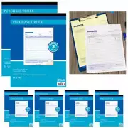 12 Purchase Order 2 Part 50 Set Receipt Book Invoice Record Carbonless Duplicate