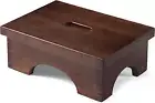 Wooden Step Stool One Step Stool For Adults Wooden Bedside Step Stool 400 Lbs