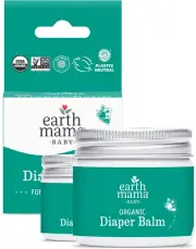 Organic Diaper Balm, Calendula Cream, Soothes & Protects, 2-Pack, 2oz