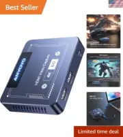 4K@60Hz HDMI Capture Card, .0 Game Capture Video, 4K@60FPS HD Recording, High...