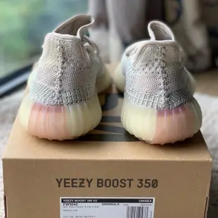 日本正品 簡約 adidas Yeezy Boost 350 v2 Citrin 拼接 粉 FW3042