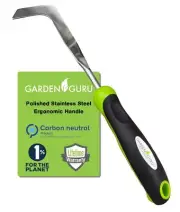 Garden Guru Patio Crack Weeder Tool with Ergonomic Handle – Stainless Steel W...