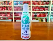 UK Coca Cola Coke PEACE ONE Day 21 September Aluminum Bottle (2007)