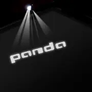 2Pcs LED Laser Projector For Fiat Panda Car Door Courtesy Light Auto Welcome Lamp Tuning Sticker Emblem Accessories Panda Logo