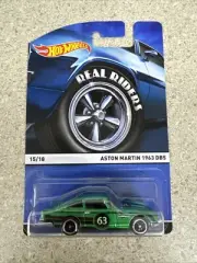 2015 HOT WHEELS HERITAGE REAL RIDERS SERIES ASTON MARTIN 1963 DB5