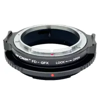 在飛比找蝦皮商城精選優惠-K&f 概念鏡頭適配器適用於佳能 FD 鏡頭到富士 GFX 