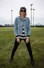Emily Armstrong of Dead Sara poses backstage at the 2013 Orion Mus- Old Photo 2