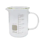 1pcs 50ml100ml 250ml500ml1000ml Lab Glass Beaker with Handle Scale Measuring Cup