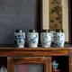 手繪陶瓷茶葉罐【化雲】茶葉包裝盒木製禮盒巖茶小號密封罐存茶罐空罐