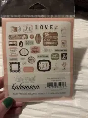 Echo Park Our Wedding Ephemera 33 pcs New! Love, Happiness, Just Married