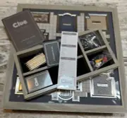 Pottery Barn Wooden Clue Board Game Deluxe Edition MSRP $399! NEW