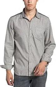 [7 for All Mankind] Men's Classic Patch Pocket with Contrast Back Yoke Shirt