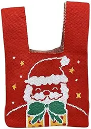 [STARTIST] Wristlet Tote Bag for Christmas, Knotted Design for Women