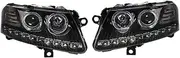 Eagle Eye Headlights Compatible With Audi A6 S6 Headlamp 2005-2010 ，LED Car Light Compatible With Audi A6L C6 Headlights Assembly Daytime Running Light(Normal Halogen)