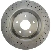 Disc Brake Rotor-C-TEK Standard Cross-Drilled fits 06-13 Chevrolet Corvette (for: Chevrolet)