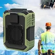 Blue Collar Breeze, Belt Fan, Blue Collar Belt Fan, Waist Fans Portable Rechargeable, Blue Collar Breeze Waist Fan, Portable Waist Fans, Portable Waist Fans That Blow Cold Air (Green)