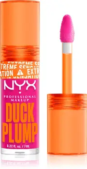 NYX Professional Makeup Duck Plump Lip Gloss Volumizing Effect Color 12 Bubblegum Bae 7 ml