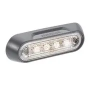 Narva Model 8 LED Front End Outline Marker With Grey Base - White
