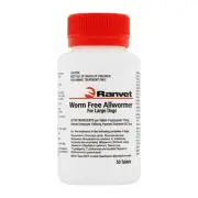 Ranvet's All wormer Tablets For Up To 25 kg Dogs 50 Tablets Canine Allwormer