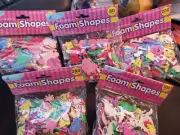 Huge Lot Crafters Square Self Adhesive Foam Shapes 700+