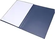 Uonlytech Blue Leather Certificate Cover Protective Folder for Diplomas and Awards Blank Certificate Holder for School Office Use Elevate Your Presentation with Padded Design