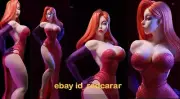 1/6 30CM JESSICA RABBIT 3D Print Figure Model Kit Unpained Unassembled GK