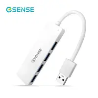 在飛比找蝦皮商城優惠-Esense逸盛 高速傳輸4埠USB3.0 HUB 白