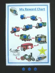 REWARD CHART - Thomas the Tank - ADHD Autism SEN PECS Visual Behavioural Aid