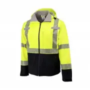 Radians SJ322B-3ZGS-2X High Visibility/Jackets Hi-Vis Green - Size 2X 1EA