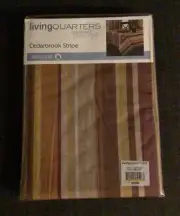 Living Quarters Tablecloth Cedarbrook Stripe Tablecloth Rectangle 60x84 Cotton