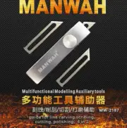 Manwa Multifunction Tool - Hobby Knife/Scriber/Cutter w/3 Blades