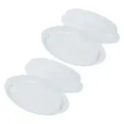 2 Pcs Fish Steamer Microwave Dish Set Microwave Steamer Microwave Steaming Dish