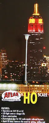 HO-SCALE STREET LIGHT OR PARKING LOT BY ATLAS MODEL RR -FREE SHIPPING IN U.S.!
