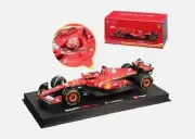 BBURAGO 1:43 2024 FERRARI F1 SF24 #16 Charles Leclerc Model CAR with Helmet UK