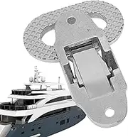 Stainless Steel Transom Steps - Foot Rest Mast Step, Marine Pointed Foot | Safe and Sturdy Marine Hardware Accessories, Portable Rust Resistant Mast Steps for Surfing, 12.5 x 8.2 cm