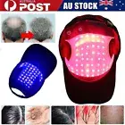 Hair Loss LED Red and Blue Near Infrared Light Therapy Cap Hat for Hair Regrowth